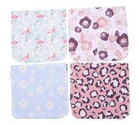 Mobestech 4piezas Bolso Portamonedas Mujer Bolso Lápiz Labial Minibolsas Sin Botón Magnético para Labiales Llaves Monedas para Cumpleaños Navidad