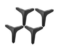 Mobestech 4piezas Tres Puntas para Muebles Gabinetes y Sofás Reemplazo De Patas Triangulares De Hierro Adecuado para Muebles De Interior