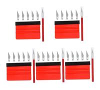 Mobestech 5 Juegos De Herramientas De Película De Coche Kit De Herramientas De Papel Tapiz Papel Tapiz Más Suave Herramientas Manuales De Papel Tapiz Herramienta De Alisado Herramienta