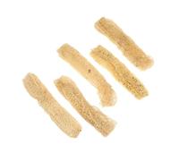 Mobestech 5 Piezas Esponja Vegetal Orgánico Lofah Masticables De Chinchilla Depurador Exfoliante De Lufa Juguetes Esponja De Lufa Para Ducha De Baño Pequeño Juguete Para Masticar Animales