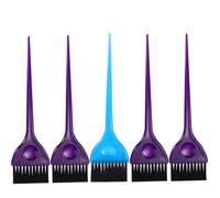 Mobestech 5 piezas Peine Profesional para Teñir Cabello de Práctico y Duradero con Dientes Coloridos Punta para Mezclar Mascarilla para Uso Salón y Hogar Color Aleatorio Color Aleatorio
