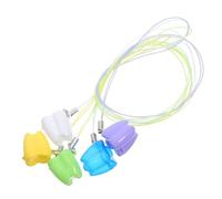 Mobestech 5 Piezas Portable Plastic Tooth Necklace Holder Organizer For Lost Teeth Storage At Home And School
