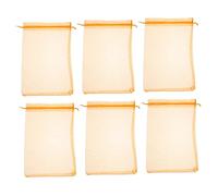 Mobestech 50 Pcs Bolsas De Organza Con Cordón Bolso De Mano Con Cordón Bolsas De Organza Transparente De Para Abanicos Fiesta Organdí Malla Bolsa De Joyas