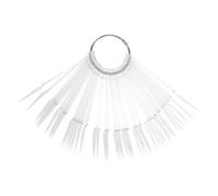 Mobestech 50 Pcs puntas de uñas falsas consejos prácticos para las uñas palets palette kit de uñas de gel juego de uñas tableros de exhibición de uñas tarjeta de exhibición de uñas oído ropa