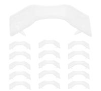 Mobestech 50 Piezas Clips de Fijación para Vendajes de Plástico Blanco Translúcido, Broches Pequeños Portátiles para Vendaje Deportivo y Crepé en Primeros Auxilios