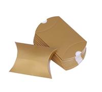 Mobestech 50piezas Cajas De Estilo Europeo Diseño De Almohada Para Bodas y Fiestas Embalaje De Dulces y Sorprender Tus Invitados