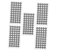 Mobestech 5hojas Scanning Reflective Markers with Dots Each Thick Positioning for Enhanced Scanning Performance and Accuracy