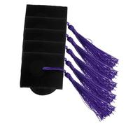 Mobestech 5piezas Decoración De Sombrero De Doctorado Mini Tapón Doctoral Funda para Botella Doctoral Adorno para Fiestas De Graduación Decoración para Botellas De Cerveza Morado