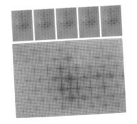 Mobestech 6 Piezas de Malla de Plástico Rígido para Punto de Cruz 30x20 Cm, Lienzo Plástico para Manualidades, Base de Cuadrícula Precisa para Bordado y Proyectos de Costura DIY