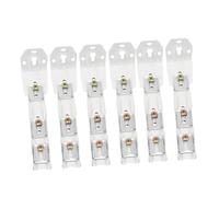 Mobestech 6 Piezas Soporte para Riel De Cortina Soportes De Código para Instalación De Rieles De Cortina De Hotel Suministros para Montaje De Oficina