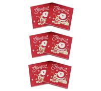 Mobestech 60 Piezas Servilletas De Fiesta De Navidad Servilletas De Santa Claus De Cena Almuerzos Cena Tejido De Mesa Papel Higienico Rojo Fiesta De Pañuelo De Papel Bebidas