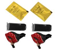 Mobestech 6juegos Clip Aromaterapia Automotriz Forma De Labios De Ambientador Para Ventilación De Auto Diseño Compatible Varios Tipos De Salidas De Aire Que Mejora El Ánimo y Reduce