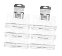 Mobestech 6Piezas Ajustables para Instalación Rejilla Accesorios de Ventana para Hogar Fijaciones y Prácticas