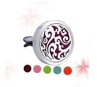 Mobestech 6piezas Clip De Ventilación Para Coche Con Aceite Esencial Difusor De Aromaterapia Con Almohadillas De Repuesto Diseño De