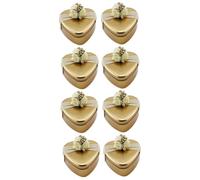 Mobestech 8 Piezas almacenamiento de té cajas de de boda lata de té bebe bebe cajas para cajas de dulces de boda cajas vacias de hierro dulces felices caja de dulces Recuerdo