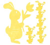 Mobestech 8 Piezas Cubiertos De Pascua Bolsa De Utensilios De Conejo Soporte Para Utensilios De Mesa Bolsa Cortadora De Horquillas Tela No Tejida Estante Para Utensilios Navidad Banquete