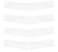 Mobestech 8 Piezas Protector para Jaulas de Mascotas Bloqueo Lateral para Cobayas y Hámsters Barrera Flexible de PVC para Vallas de Animales Pequeños para Protección bajo Sofá y Cortables