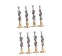Mobestech 8 Piezas Tuerca De Perilla Pogo Máquina De Impresión 3D Resortes De Impresora 3D T Tuerca Arrasamiento Kit De Componentes De Perilla Primavera T-Tuercas Torcer a Mano Tornillo