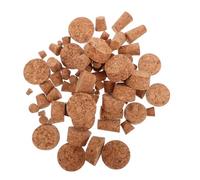 Mobestech 80 piezas Tapones de Corcho Cónicos Sellado Hermético para Botellas de Vino y Cerveza Resistentes y Versátiles para Sellar Líquidos sin Fugas