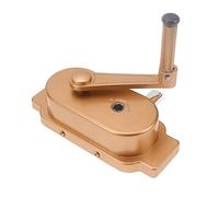 Mobestech Accesorio Manual de Aluminio para Colgar Ropa Manivela Resistente para Elevador de Perchas Repuesto Práctico para y Tiendas Color Dorado