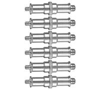 Mobestech Adaptador de Rosca para Trípode y Soporte de Luz Juego de 6 Tornillos Convertidores de 1/4 a 3/8 Pulgadas Reemplazo para Cámara Flash Linterna y Accesorios de Fotografía