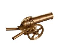 Mobestech Adornos De Cañón De Modelos De Latón Vintage Decoración Hogar Artesanía De Latón Pequeña Adorno para Sala De Estar