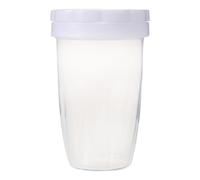 Mobestech Agitador de Cacao en Polvo con Tapa, Espolvoreador Reutilizable de Harina y Azúcar, Cedazo Fino de Plástico PP para Hornear, Utensilio Multifuncional Doméstico, 1 Pieza