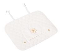 Mobestech Alfombrilla Protectora Asiento Trasero Auto Organizador Almacenamiento Funda Respaldo Protector Diseño Floral Resistente