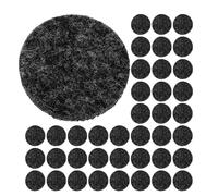 Mobestech Almohadillas de Algodón Difusoras para Aceites Esenciales Discos de Algodón para Collar 200 Unidades Diámetro 22 MM Color Gris Oscuro Recambio para Medallón Aromático de 30