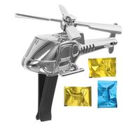 Mobestech Ambientador Aromático Giratorio Para Coche Helicóptero Metálico 3 Barras Aromáticas Fragancias Variadas, Mejora Aire Interior Vehículo y Hogar, Uso Creativo y Regalos