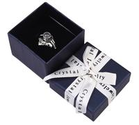Mobestech Anillo de Proyección Anillo te Amo para Mujer Estilo Abierto Aleación de Zinc Plata Ligero Cómodo No se Deforma para Mujeres y Niña Navidad y Fiestas