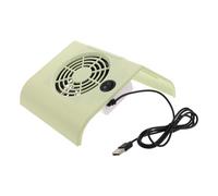 Mobestech Aspiradora de Uñas Mini Portátil de Plástico con Bolsa de Almacenamiento Aspirador para Manicura Extractor de Polvo para Uñas Profesional