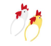 Mobestech Banda Cabello Diadema De Cabeza De Diadema De Pollo Decoración De Fiesta Accesorio De Peluca De Animal Para Actuación De Festival
