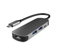 Mobestech Base De Expansión Tipo c Adaptador Concentrador Accesorios para Computadoras Concentrador Multifunción para Uso Oficina Lector De Tarjetas y Convertidor
