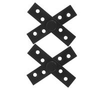 Mobestech Bisagras Ocultas de Acero Inoxidable 360° Eje Central Negro Juego de 2 Piezas Bisagra Giratoria Pequeña para Puertas de Armarios y Muebles Sistema Pivotante Invisible para Uso