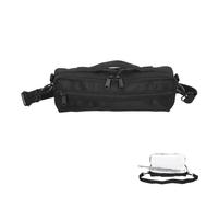 Mobestech Bolsa para Piccolo de Lienzo Acolchada con Forro de Peluche Estuche Ligero y Resistente para Instrumentos de Viento Bolsa de Almacenamiento Portátil para Flautín Negra