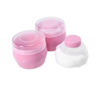 Mobestech Borlas de Talco para Bebés y Niños 2 Juegos Diseño Mango para Aplicación y Uniforme Después del Baño Obsequio para Baby Shower