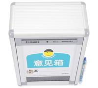 Mobestech Buzón Montado Pared Aluminio Con Cerradura Caja Quejas Sugerencias Multifuncional Para Uso Público