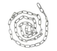 Mobestech Cadena de Acero Inoxidable Metros Cadena Resistente para Mascotas y Elevación Industrial Eslabones de Segura para Control y Uso Exterior