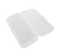Mobestech Caja Esterilizadora de Herramientas para Manicura con Doble Capa y Compartimentos Desmontables Transparente y Portátil Organizador para Salón y Uso Profesional