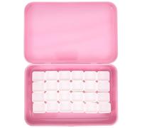 Mobestech Caja Metálica para Pigmentos de Acuarela de 1ml Tapa Rosa, Herramienta de Pintura que Mantiene los Pigmentos Frescos para Artistas y Aficionados