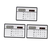 Mobestech Calculadora Solar Ultradelgada Mini Portátil Herramienta de Cálculo para Estudiantes Ahorro Energético Diseño Compacto para Bolsillo de Unidades