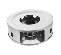 Mobestech Calentador de Tetera Inoxidable con Base Portavelas Antideslizante para Mantener Caliente Té y Café Casa Multifuncional