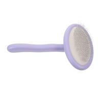 Mobestech Cardadora Manual de Lana para Fieltrar Aguja, Pincel de Fieltro de Plástico Abs Color Púrpura Claro, Tamaño 16,7 X 10 X 9,5 Cm, Herramienta Portátil para Mezcla y Desenredado