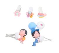 Mobestech Clip Decorativo De Ventilador De Coche Adornos De Pareja Decoración De Interiores Decoración Clips Para Tomacorrientes