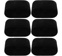 Mobestech Cojines para Pulseras y Relojes 6 Unidades en Franela Negra, Medidas 7,10 X 4,50 X 3,00 CM, Diseñados para Uso en Exhibidores y Orden en Vitrinas