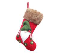 Mobestech Colgante de Calcetines de Punto para Navidad Bolsas de Obsequio Navideñas Decoración para Fiestas Medias Navideñas Mujer Colgador Calcetines Navidad