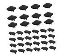 Mobestech Conectores Para Listones De Cama Negros, Fundas De Plástico Resistentes, Hebillas De Montaje Rápidas, Compatibles Camas Individuales y Sofás, Reparación De Armazones, Paquete De 36 Piezas