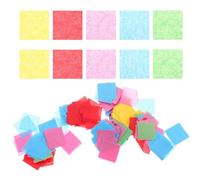 Mobestech Confeti Cuadrado de Papel de Colores 2,5x2,5 Cm 45 G para Ambientación de Bodas, Cumpleaños y Eventos, Confeti Decorativo Ligero y Fácil de Esparcir para Fiestas