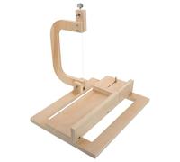 Mobestech Cortador de Jabón de Madera Ajustable para Encimera con Alambre Único, Herramienta Cortadora para Barras de Jabón Hechas a Mano, Base Antideslizante para Proyectos de Elaboración